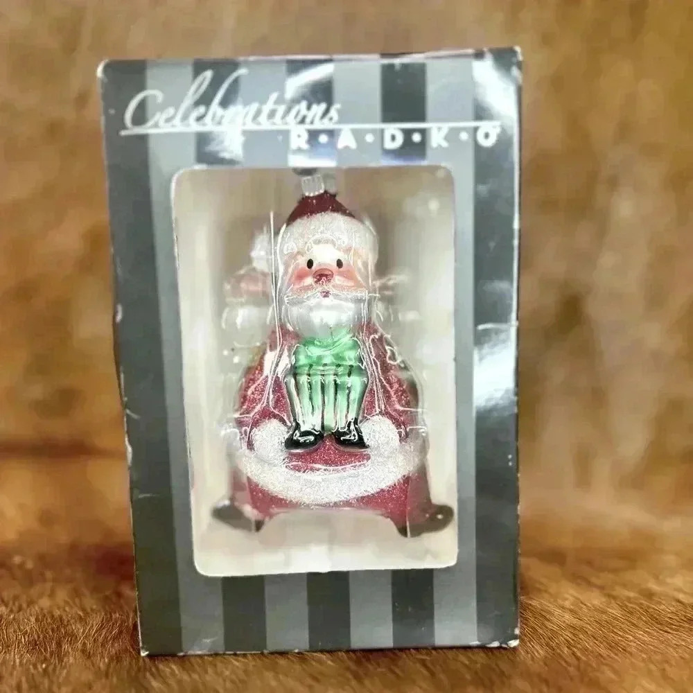 Hand Blown Christopher Radko Santa